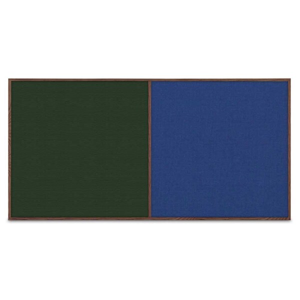 Enclosed Corkboard, 1 Door, 72"x48", 4" Fra